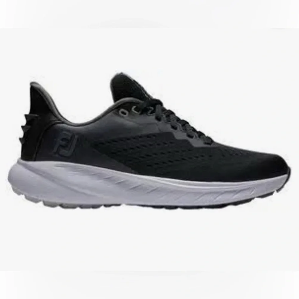 FootJoy Fj Flex Xp Golf Shoe Black and White Sneakers Size 9.5